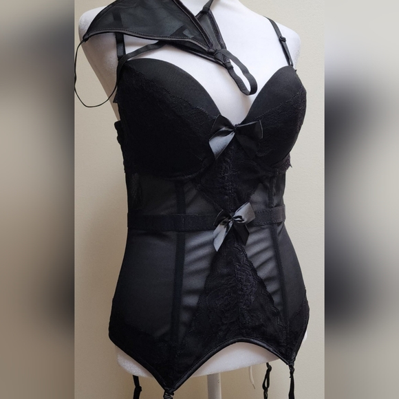 🔥Sexy🔥Corset Lingerie Naughty Garter Set Size XL - Picture 8 of 13